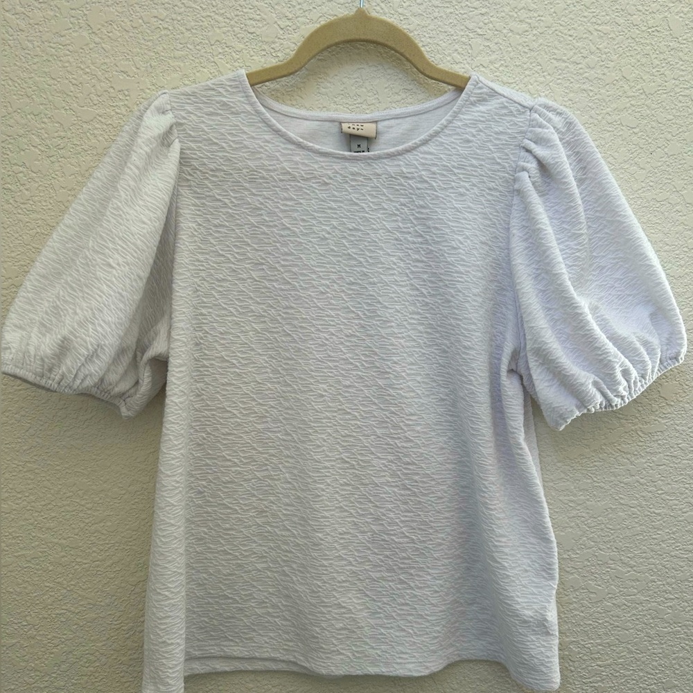 Balloon Sleeve Knit Top